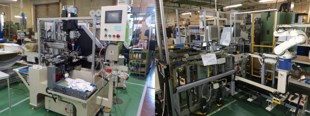プラスチックトレーの自動・供給装置