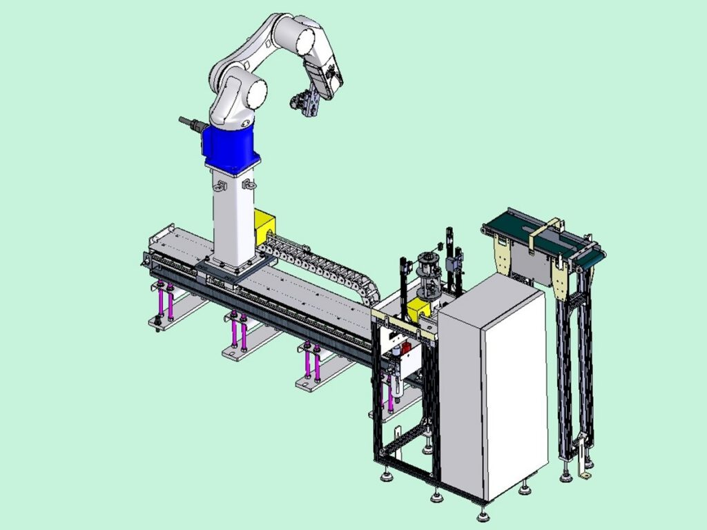 加工機間搬送(自走ロボット)
